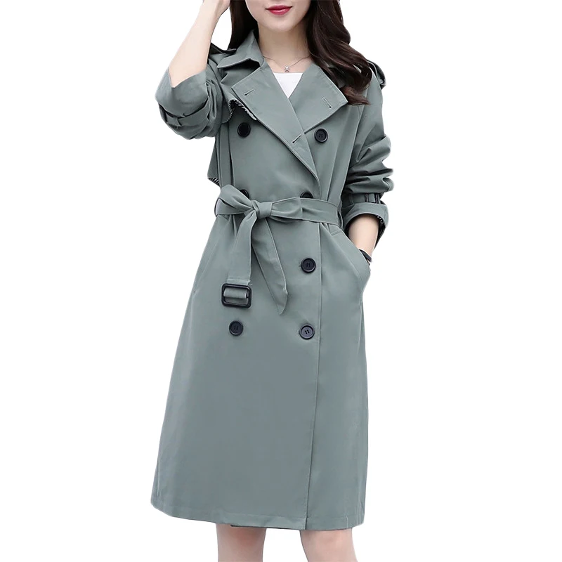 New Spring Autumn Long Windbreaker coat Plus size Women Casual Korean Trench coats High quality Female Tooling Overcoat 5XL F971
New Spring Autumn Long Windbreaker coat Plus size Women Casual Korean Trench coats High quality Female Tooling Overcoat 5XL F971