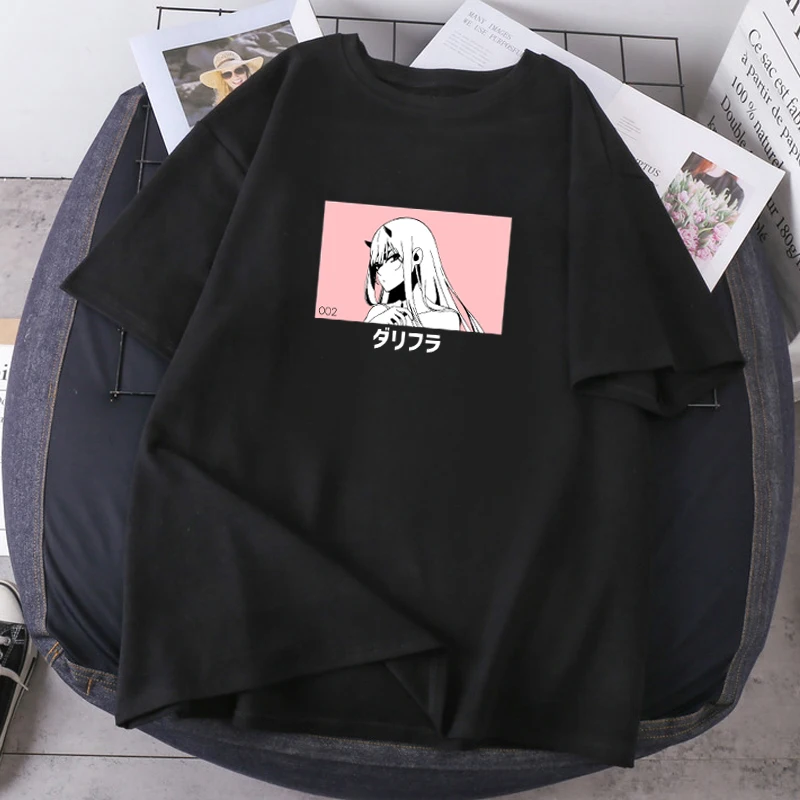 Летняя Женская одежда оверсайз с аниме принтом и круглым вырезом, футболки Дарлинг в Фране, женские футболки в стиле хип-хоп с коротким рука...
Летняя Женская одежда оверсайз с аниме принтом и круглым вырезом, футболки Дарлинг в Фране, женские футболки в стиле хип-хоп с коротким рука...