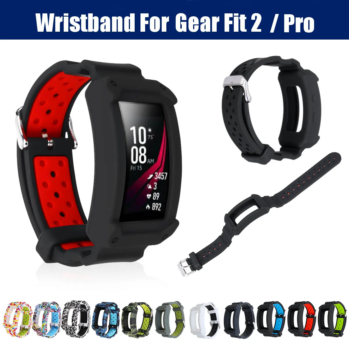 Регулируемый ремешок для смарт часов Samsung Gear Fit2/Gear Fit 2 Pro Sport|Смарт-аксессуары| |
