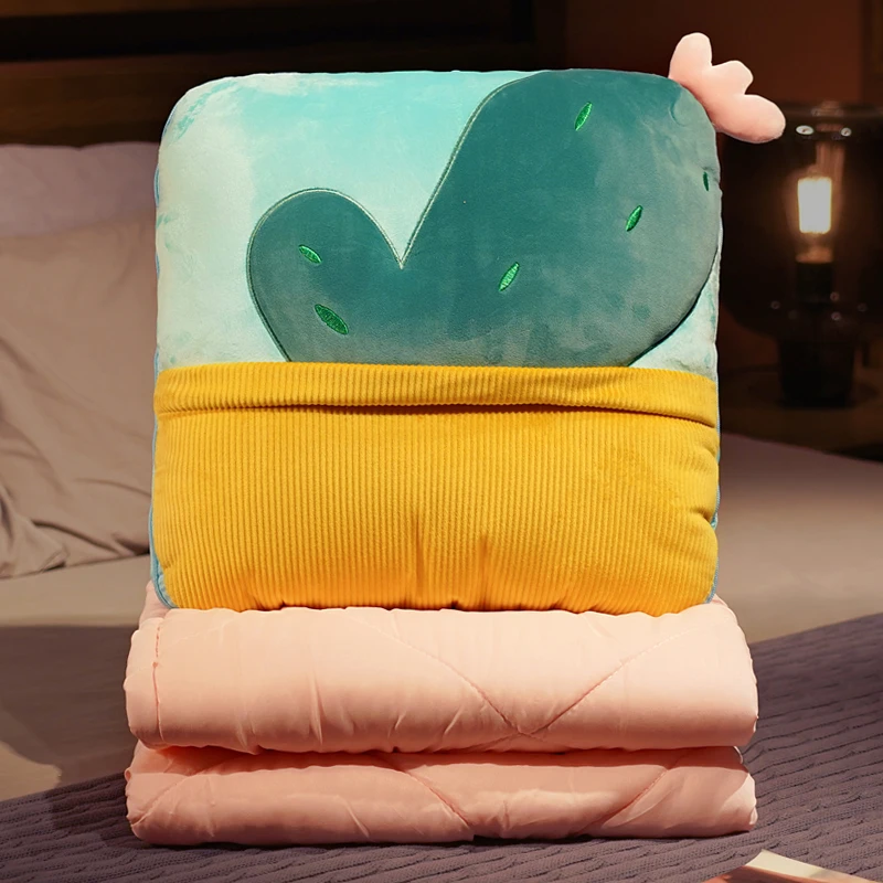 Two-in-One Pillow Cushion Car Blanket Car Pillow and Quilt Dual-Use Office Siesta Appliance for Girls Sleeping
Two-in-One Pillow Cushion Car Blanket Car Pillow and Quilt Dual-Use Office Siesta Appliance for Girls Sleeping