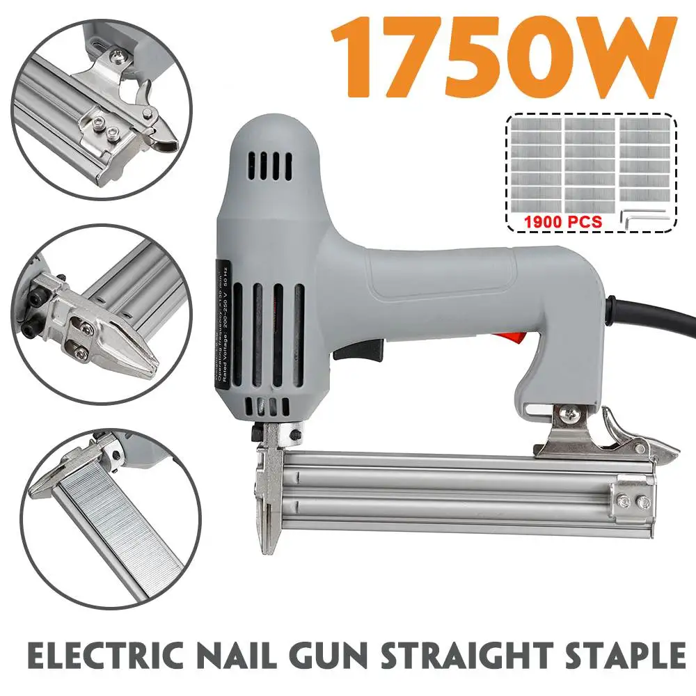 Electric Nail Gun Single-use/Double-use Nail Stapler F30 Straight Nail Gun Woodworking Tools Portable Electric Tacker Gun 
Electric Nail Gun Single-use/Double-use Nail Stapler F30 Straight Nail Gun Woodworking Tools Portable Electric Tacker Gun