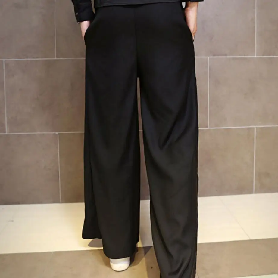 Men Lager Size Clothing Free Shopping Men's Singer Personality Stylist Culottes Loose Wide-legged Pants / M-2xl
Men Lager Size Clothing Free Shopping Men's Singer Personality Stylist Culottes Loose Wide-legged Pants / M-2xl