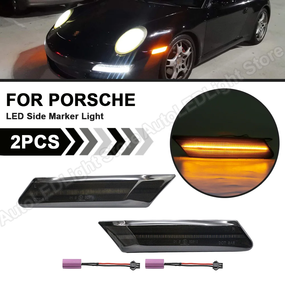 2Pcs For Porsche Boxster Cayman 911 Carrera S 4 GTS Targa 4S Turbo GT2 GT3 RS LED Bumper Side Marker Lights Turn Signal Lamp
2Pcs For Porsche Boxster Cayman 911 Carrera S 4 GTS Targa 4S Turbo GT2 GT3 RS LED Bumper Side Marker Lights Turn Signal Lamp