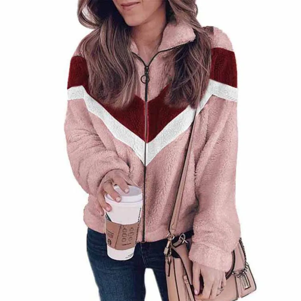 Oversize Women Solid Print Loose Casual Winter Warm Teddy Bear Jacket Fleece Fur Zipper Coat Thick Outwear Tops Overcoat
Oversize Women Solid Print Loose Casual Winter Warm Teddy Bear Jacket Fleece Fur Zipper Coat Thick Outwear Tops Overcoat