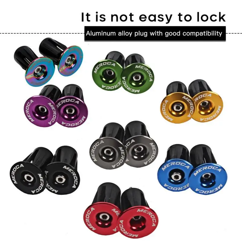 MEROCA 1 Pair Bike End Plugs Aluminum Alloy Lock Mountain Handle Bar Grips Bicycle Grip Cover Cap For Bike Handlebar Accessories
MEROCA 1 Pair Bike End Plugs Aluminum Alloy Lock Mountain Handle Bar Grips Bicycle Grip Cover Cap For Bike Handlebar Accessories