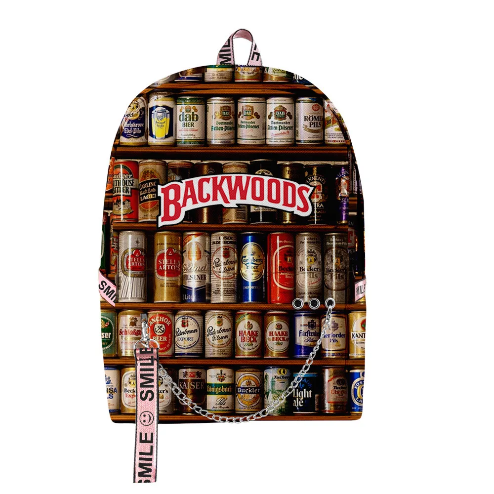 Hot Sale BACKWOODS Beer Fashion 3D Backpack Can Be Customized 3D Printed Teens Boys Girls Campus Student Backpack Laptop Bag
Hot Sale BACKWOODS Beer Fashion 3D Backpack Can Be Customized 3D Printed Teens Boys Girls Campus Student Backpack Laptop Bag