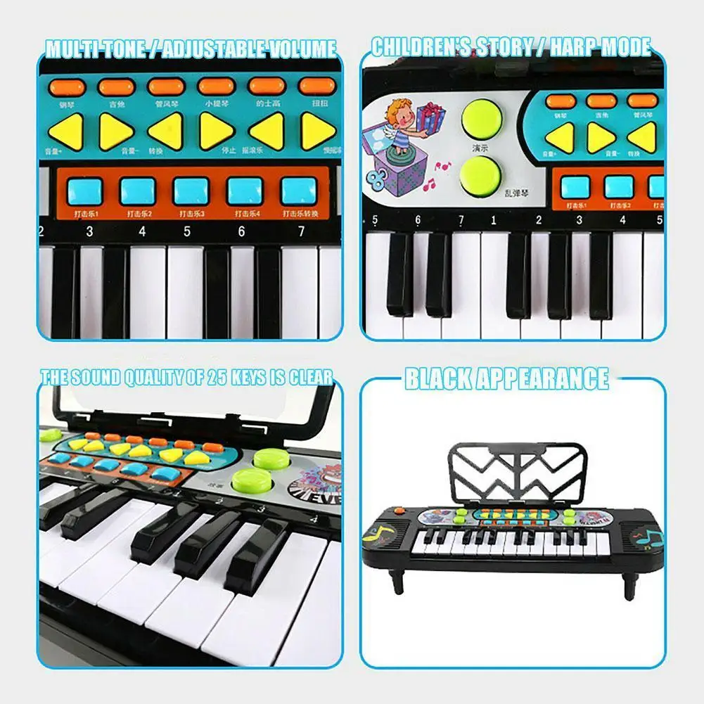 Kids Plastic Electronic Organ, Keyboard Piano Toy Children's Gift Christmas Birthday Q0T7
Kids Plastic Electronic Organ, Keyboard Piano Toy Children's Gift Christmas Birthday Q0T7