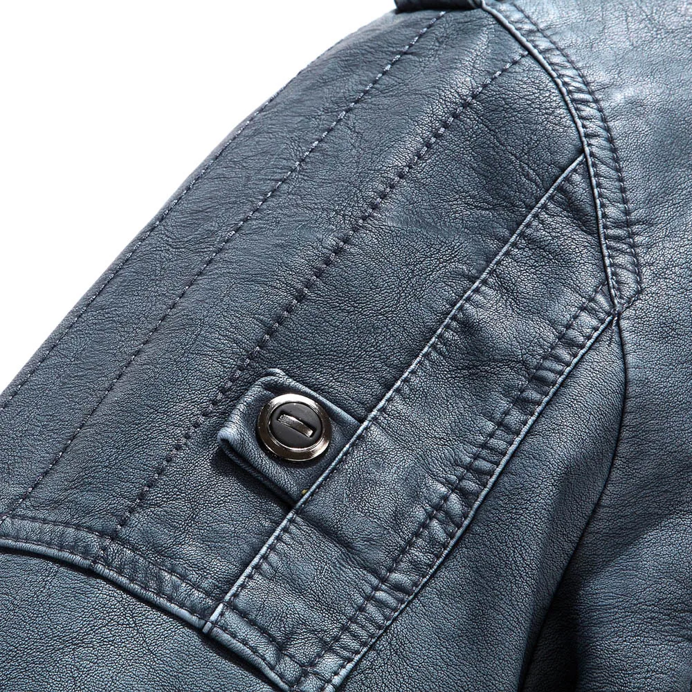 BOLUBAO Men's Autumn and Winter PU Leather Jacket Loose Stand-Up Collar Leather Jacket Casual Retro Washed Leather Jacket Male
BOLUBAO Men's Autumn and Winter PU Leather Jacket Loose Stand-Up Collar Leather Jacket Casual Retro Washed Leather Jacket Male