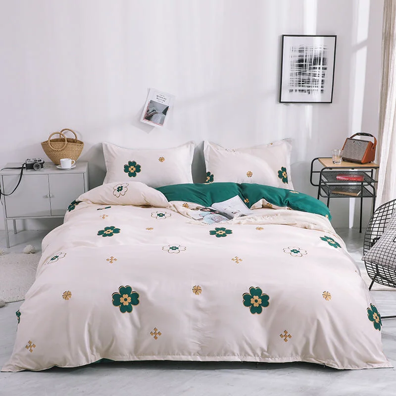 Bedding Set Queen King Size Turmeric Flower Pattern Quilt Covers For Double Bed Solid Color Flat Sheet With Pillowcase
Bedding Set Queen King Size Turmeric Flower Pattern Quilt Covers For Double Bed Solid Color Flat Sheet With Pillowcase