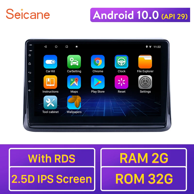 Seicane Android 10.0 Car Radio 2G+32G HD 10.1 inch for 2014 Toyota Noah ESQUIRE/VOXY Radio GPS Navi support RDS Carplay TPMS
Seicane Android 10.0 Car Radio 2G+32G HD 10.1 inch for 2014 Toyota Noah ESQUIRE/VOXY Radio GPS Navi support RDS Carplay TPMS