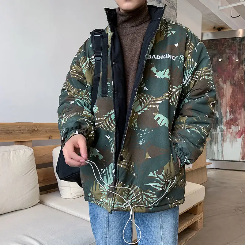 2022 Thick Warm Men Winter Lovers TWO-Sided Double Wear Sportswear Camouflage Jacket Casual Loose Oversized Parkas Coats Print
2022 Thick Warm Men Winter Lovers TWO-Sided Double Wear Sportswear Camouflage Jacket Casual Loose Oversized Parkas Coats Print