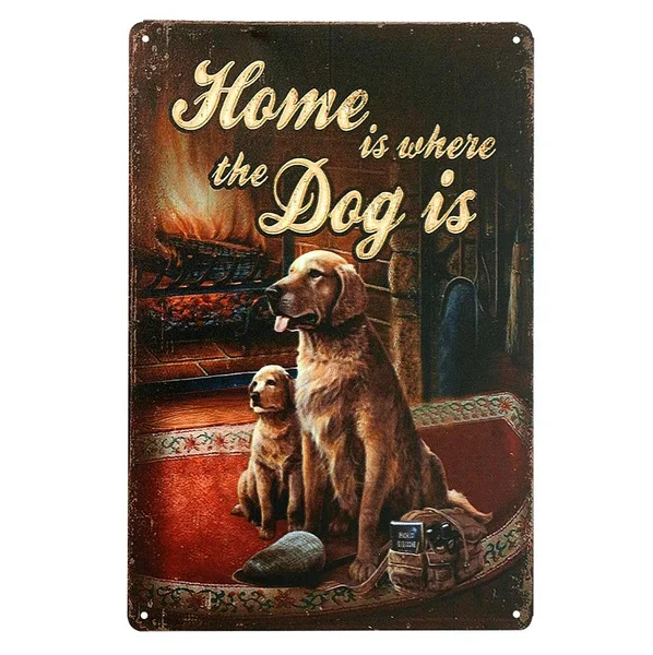 Home is Where the Dog is Metal Poster Dog Metal Tin Sign Home Bar Decor Plaques Sign Wall Sticker
Home is Where the Dog is Metal Poster Dog Metal Tin Sign Home Bar Decor Plaques Sign Wall Sticker