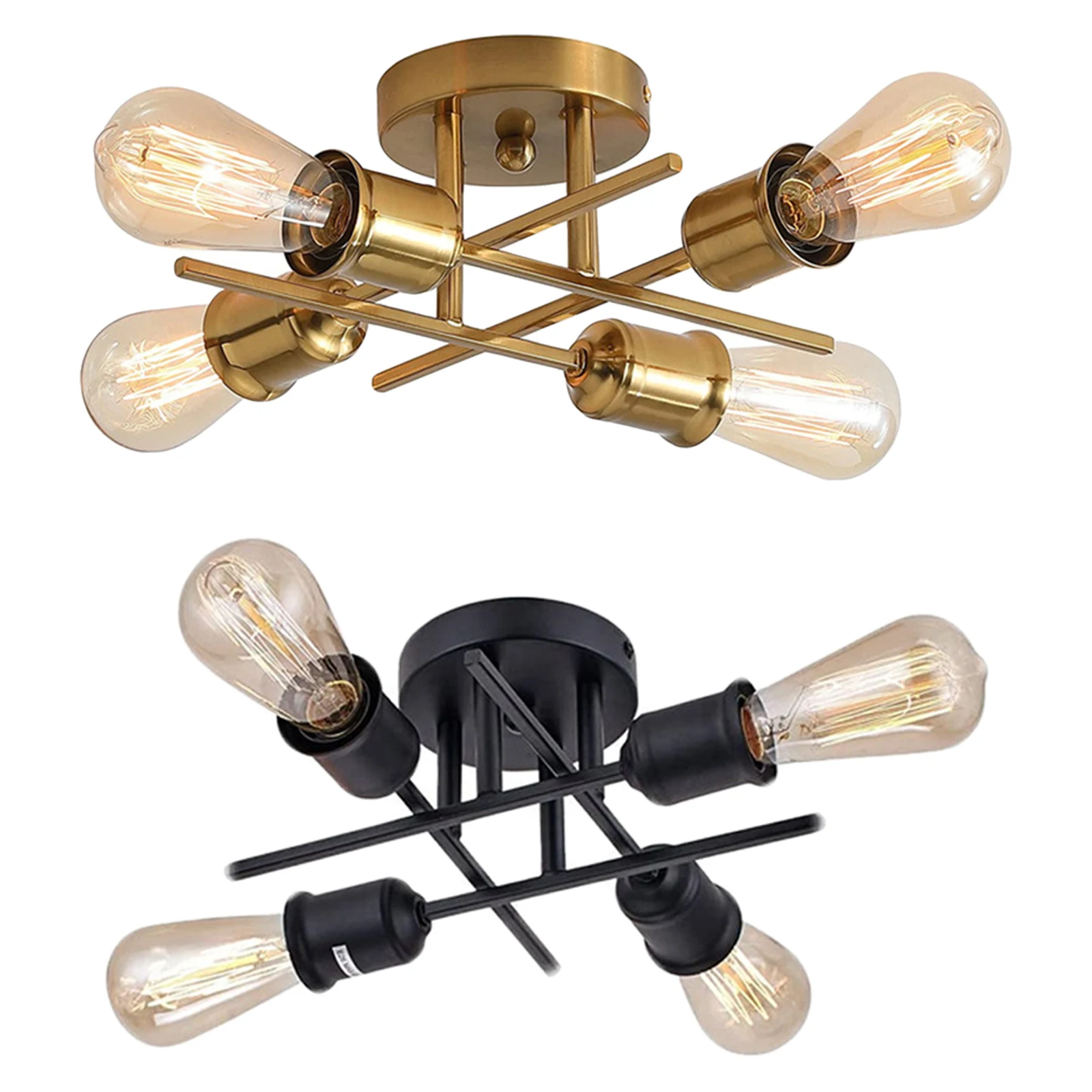 4 Lights Ceiling Light Chandelier Industrial Lighting Fixture for Kitchen Dining Room Living Room Bedroom Decoration
4 Lights Ceiling Light Chandelier Industrial Lighting Fixture for Kitchen Dining Room Living Room Bedroom Decoration