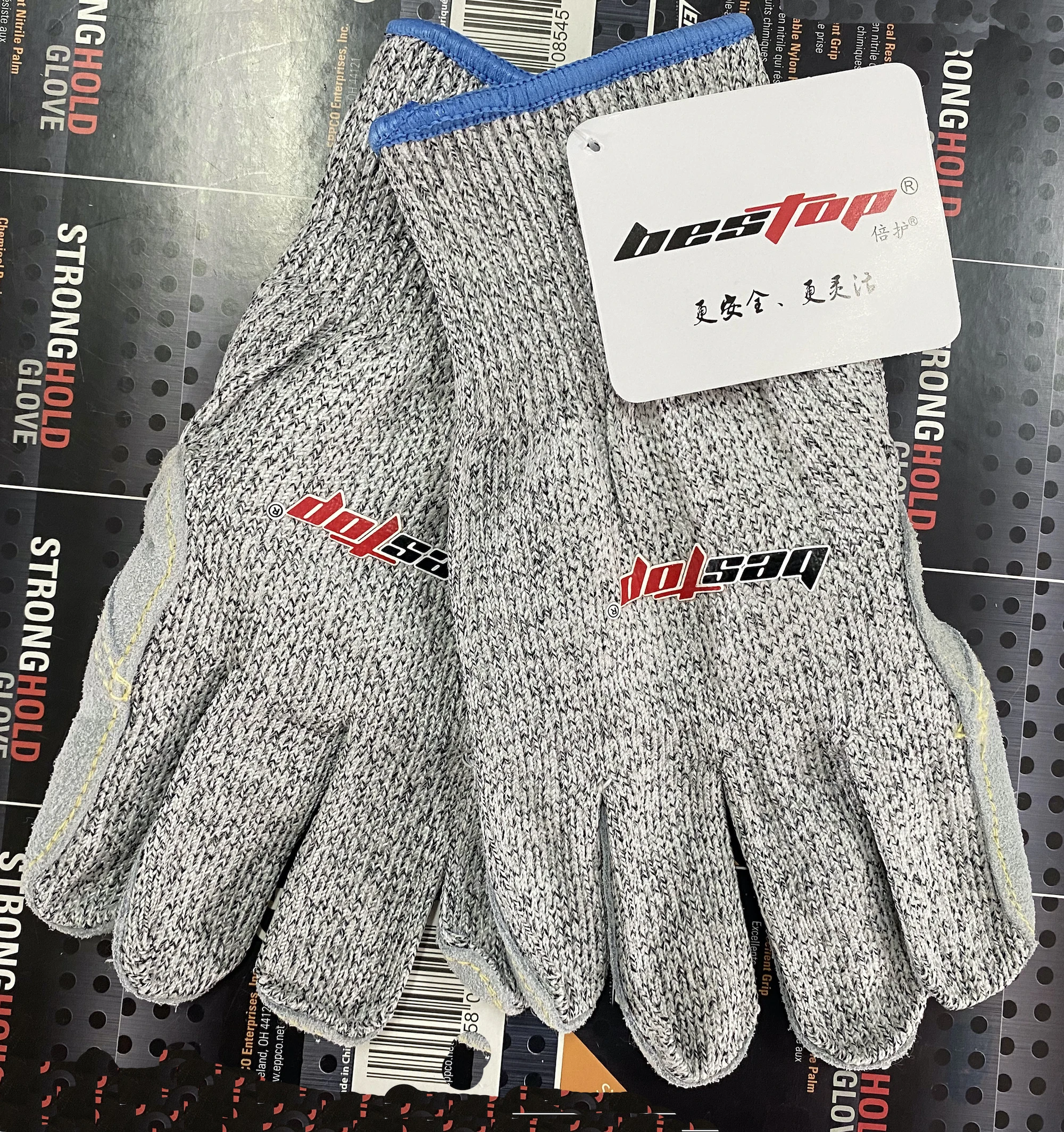 HPPE Anti Cut Safety Glove 100 Pairs HPPE Glove Cow Split Leather Cut Resistant Work Glove
HPPE Anti Cut Safety Glove 100 Pairs HPPE Glove Cow Split Leather Cut Resistant Work Glove