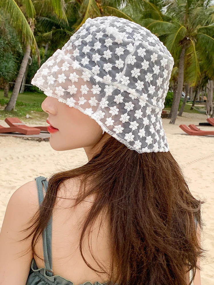 2020 Fashion Lace Black Bucket Hat Summer Sun Hats For Women Hollow Flower Fishermen Hat Casual Lady Bucket Hat 
2020 Fashion Lace Black Bucket Hat Summer Sun Hats For Women Hollow Flower Fishermen Hat Casual Lady Bucket Hat