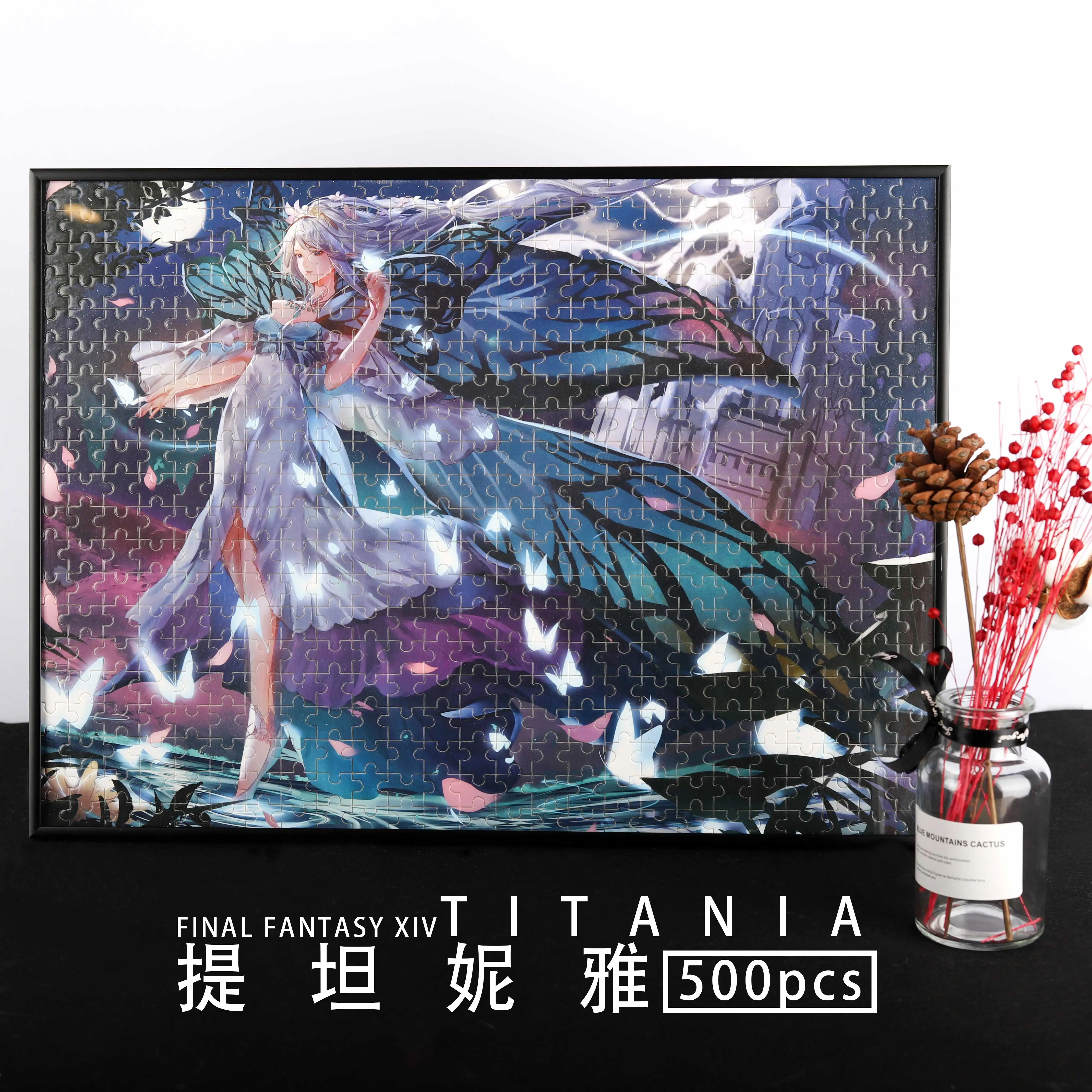Anime Final Fantasy XIV Game Tītania Cosplay 500 Tablets Puzzle Adults Kids Educational Toys Cartoon Decorative Christmas Gifts
Anime Final Fantasy XIV Game Tītania Cosplay 500 Tablets Puzzle Adults Kids Educational Toys Cartoon Decorative Christmas Gifts