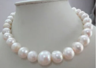 HUGE 18"12-15MM NATURAL AUSTRALIAN SOUTH SEA GENUINE WHITE NUCLEAR PEARL NECKLACE
HUGE 18"12-15MM NATURAL AUSTRALIAN SOUTH SEA GENUINE WHITE NUCLEAR PEARL NECKLACE
