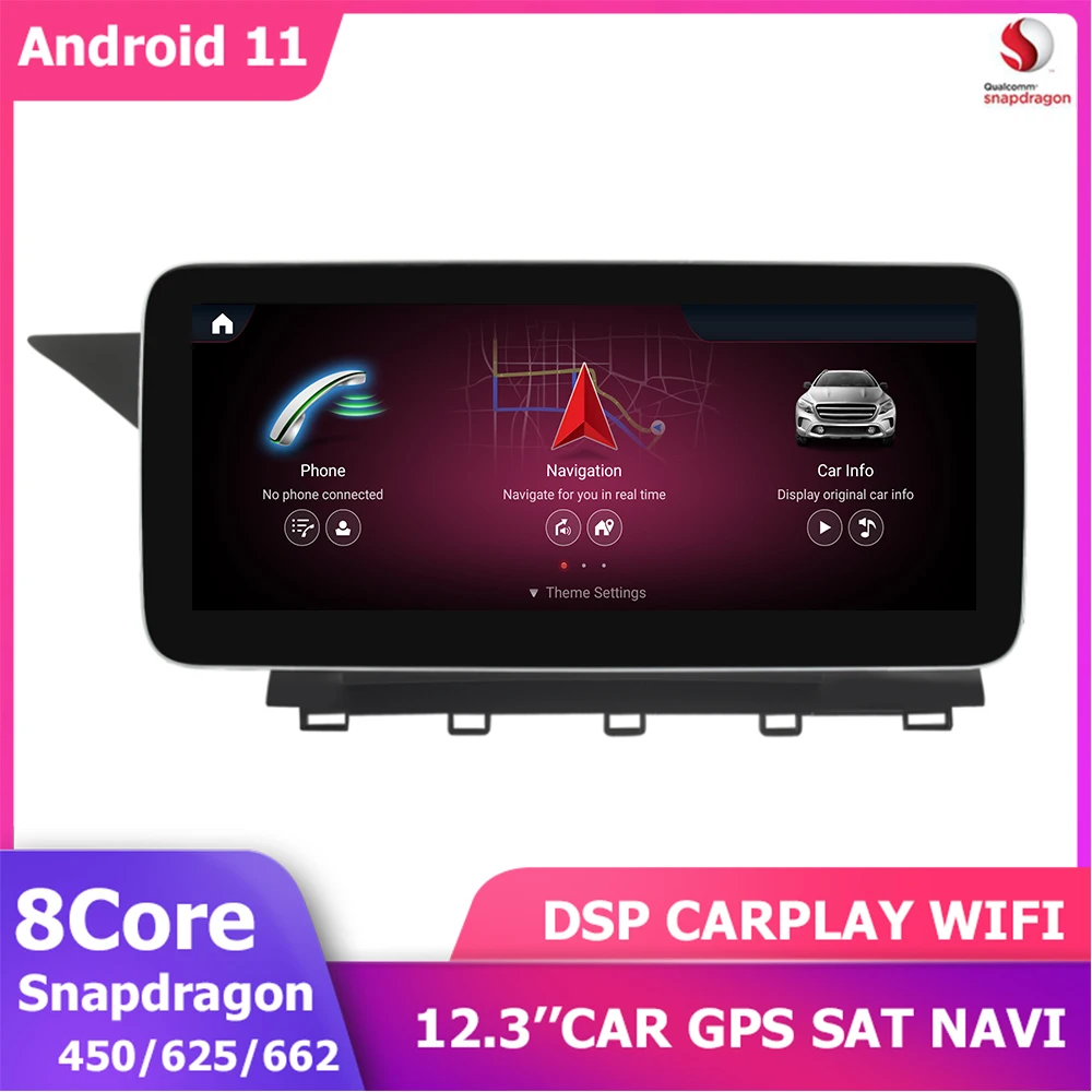 Android 11 Multimedia Car GPS Player For Mercedes Benz GLK-Class X204 2008-2015 Auto Radio 8G+256G Qualcomm DSP Carplay 1920*720
Android 11 Multimedia Car GPS Player For Mercedes Benz GLK-Class X204 2008-2015 Auto Radio 8G+256G Qualcomm DSP Carplay 1920*720