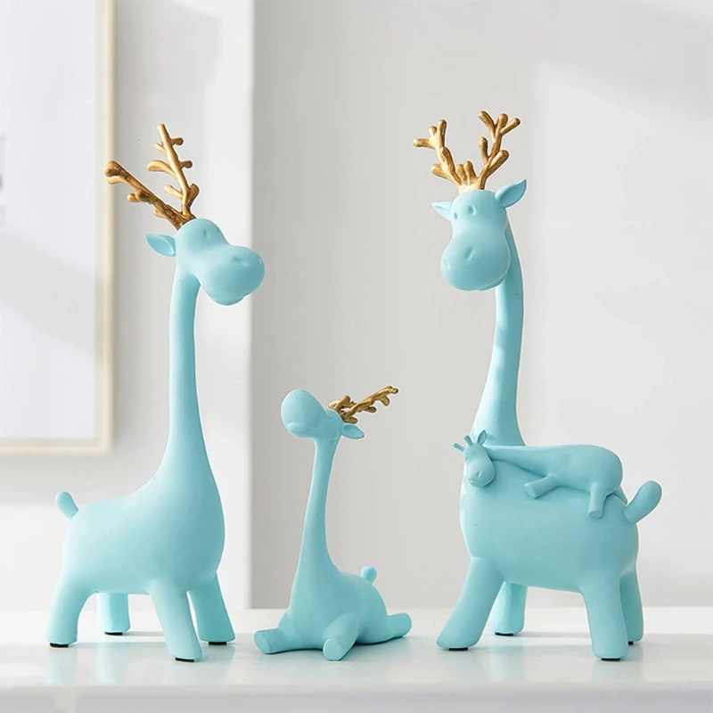 The Deer Family Figurines Toys Decor Home Decor Resin Ornament Decoration for Birthday Wedding
The Deer Family Figurines Toys Decor Home Decor Resin Ornament Decoration for Birthday Wedding