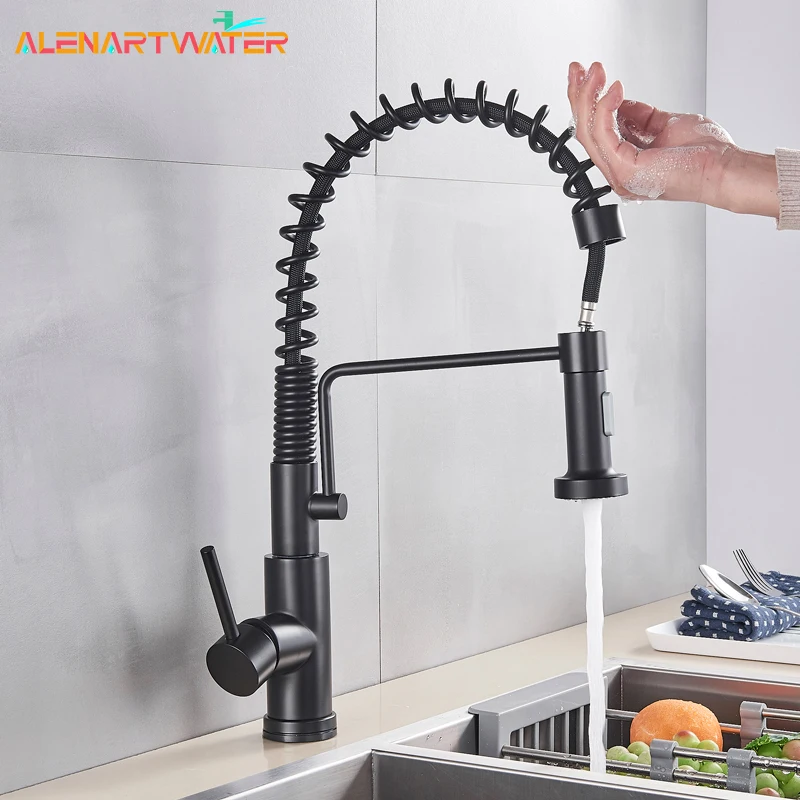Kitchen Pull Out Sensor Sink Faucet Deck Mounted Stream Sprayer Kitchen Mixer Tap Hot and Cold Mixer 360 Rotation Tap
Kitchen Pull Out Sensor Sink Faucet Deck Mounted Stream Sprayer Kitchen Mixer Tap Hot and Cold Mixer 360 Rotation Tap