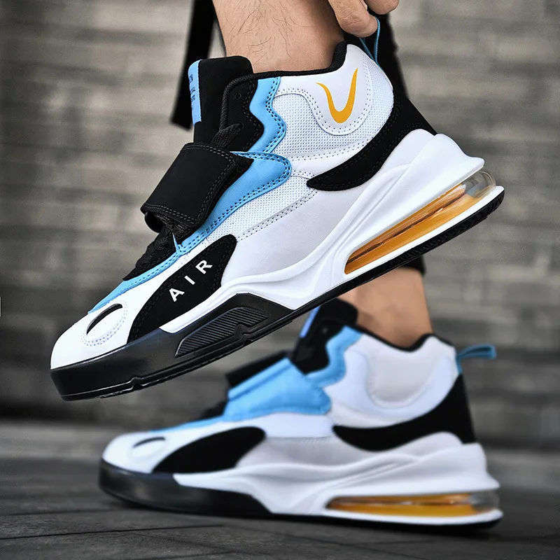 2021 New Men Outdoor Casual Sports Shoes High Top Comfy Basketball Shoe Breathable Autumn Winter Running Air Cushion Sneakers
2021 New Men Outdoor Casual Sports Shoes High Top Comfy Basketball Shoe Breathable Autumn Winter Running Air Cushion Sneakers
