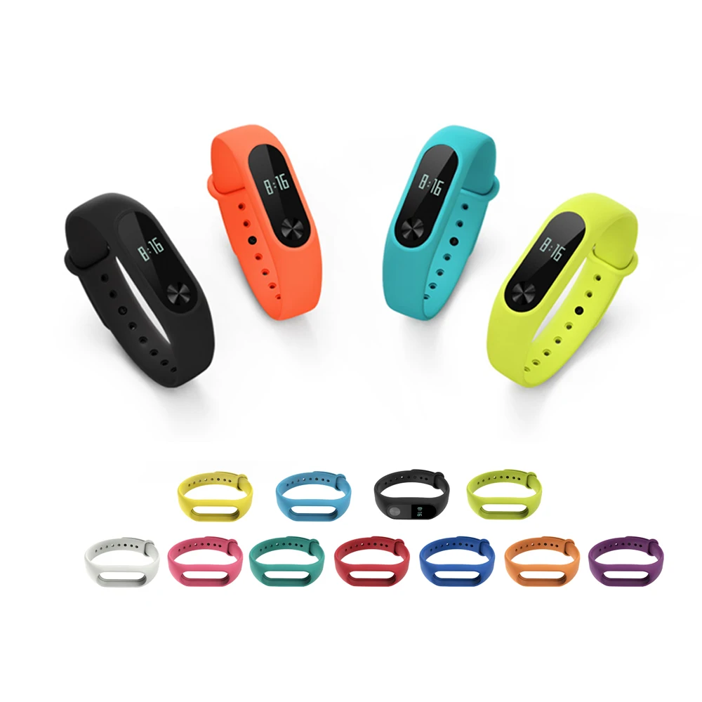 Фото Mi band 2 ремешок для Xiaomi mi браслет силиконовый Xio спортивный сменный - купить