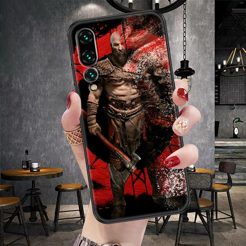 Чехол для телефона с игрой бога войны Huawei P Mate P10 P20 P30 P40 10 20 Smart Z Pro Lite черный чехол