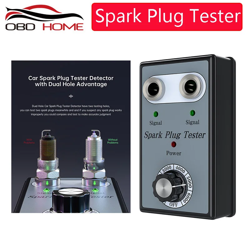 Car accessories Spark Plug Tester with Adjustable Double Hole Detector Ignition Plug Analyzer Diagnostic tool 
Car accessories Spark Plug Tester with Adjustable Double Hole Detector Ignition Plug Analyzer Diagnostic tool