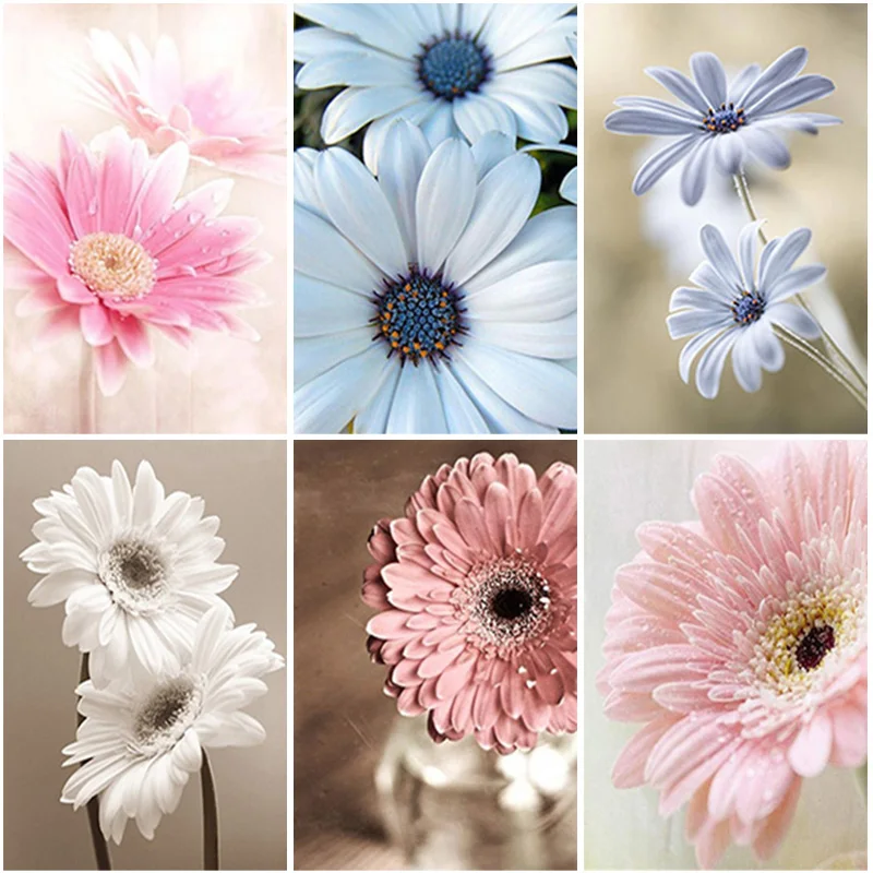 DIY 5D Diamond Painting Cross Stitch Daisy Full Round Drill Diamond Embroidery Flower Mosaic Rhinestones Pictures Home Decor
DIY 5D Diamond Painting Cross Stitch Daisy Full Round Drill Diamond Embroidery Flower Mosaic Rhinestones Pictures Home Decor
