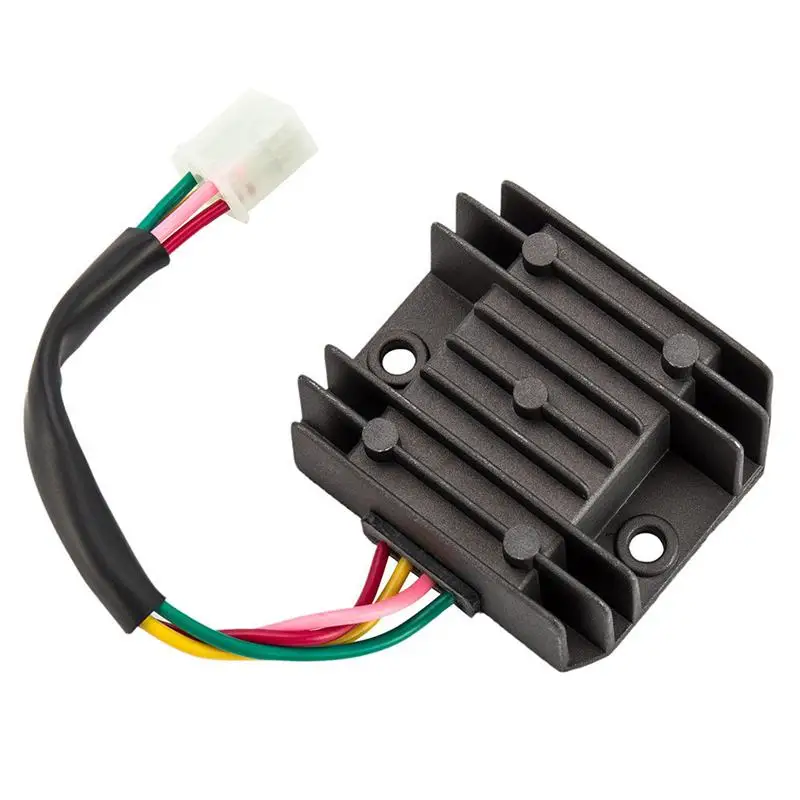 Universal 4 Wire Full Wave Black Motorcycle Regulator Rectifier 12V DC Bike Quad
Universal 4 Wire Full Wave Black Motorcycle Regulator Rectifier 12V DC Bike Quad