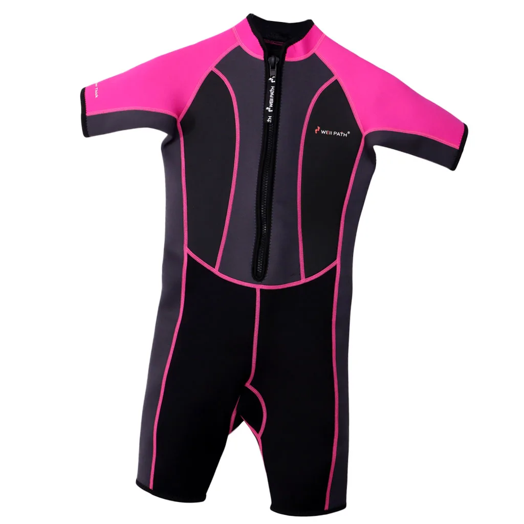 Kids Swimsuit Boys Girls Short Sleeve Wetsuit Thermal Swimsuit Sun Protection for 2-13 Years Old Children Pink/Blue
Kids Swimsuit Boys Girls Short Sleeve Wetsuit Thermal Swimsuit Sun Protection for 2-13 Years Old Children Pink/Blue