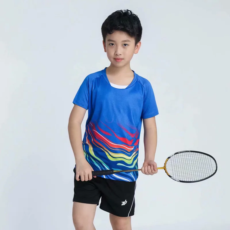 2020 Children Badminton shirt shorts set, Boys Table Tennis shirt kit, women tennis shirts Girls sport t-shirts custom
2020 Children Badminton shirt shorts set, Boys Table Tennis shirt kit, women tennis shirts Girls sport t-shirts custom