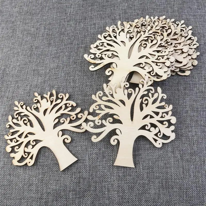 10pcs Blank Wooden Tree Embellishments for DIY Crafts Embellishments (Wood Color)
10pcs Blank Wooden Tree Embellishments for DIY Crafts Embellishments (Wood Color)