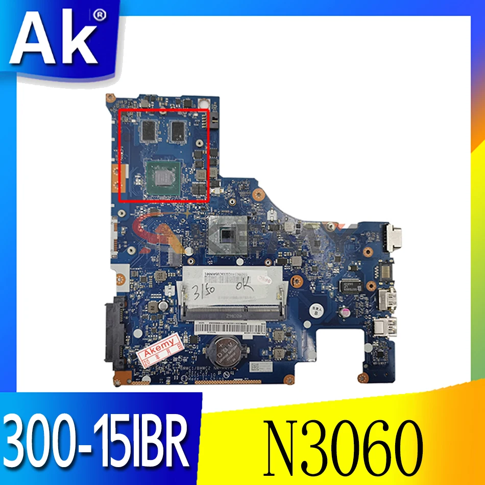 Laptop motherboard For LENOVO 300-15IBR Core N3060 N16V-GM-B1 DDR3 Mainboard Tested 100%
Laptop motherboard For LENOVO 300-15IBR Core N3060 N16V-GM-B1 DDR3 Mainboard Tested 100%