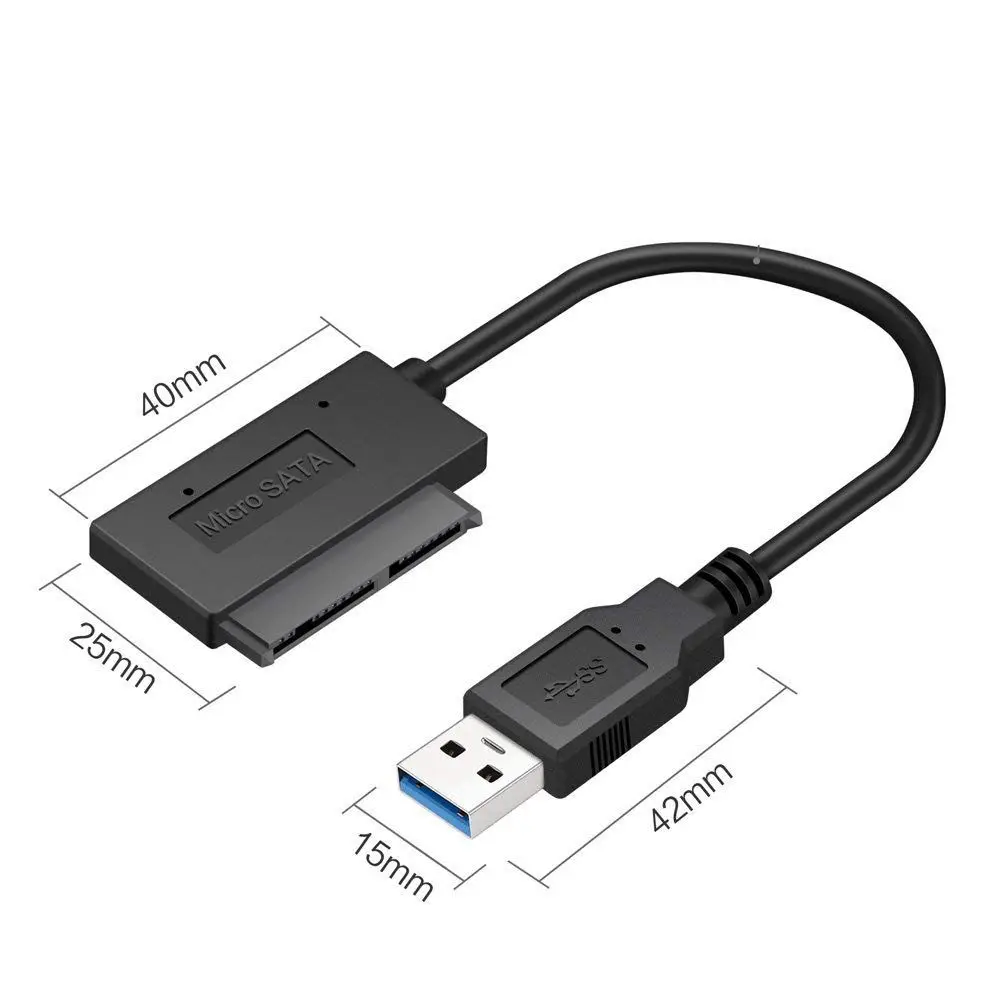Лидер продаж Кабель-адаптер USB 3 0 к Micro-SATA для жесткого диска 1 8 дюйма SSD