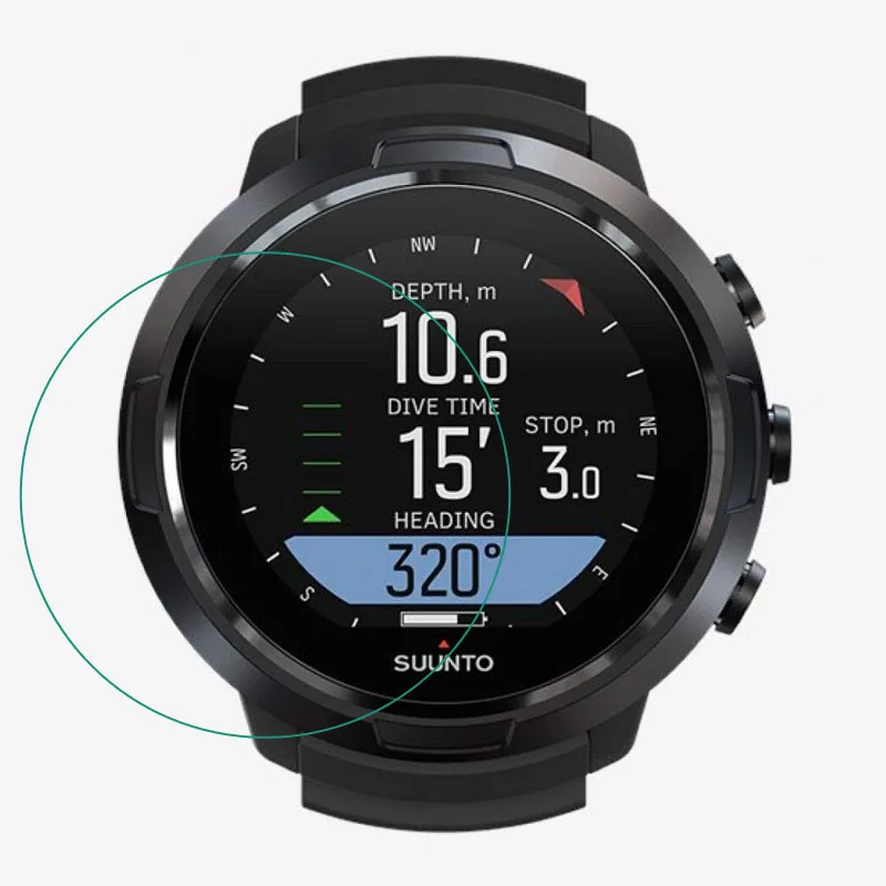 

Tempered Glass Protective Film Clear Guard Protection For Suunto D5 Diving Watch Sport Smartwatch Display Screen Protector Cover