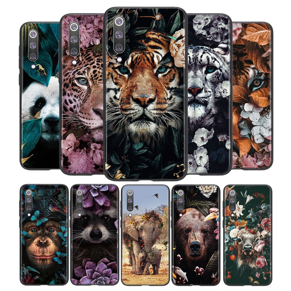 Flower Animal Tiger For Xiaomi Mi 11i 11 10T 10i 9T 9 Note 10 Ultra Lite Pro 5G SE Black Phone Case Soft TPU Funda Capa
Flower Animal Tiger For Xiaomi Mi 11i 11 10T 10i 9T 9 Note 10 Ultra Lite Pro 5G SE Black Phone Case Soft TPU Funda Capa