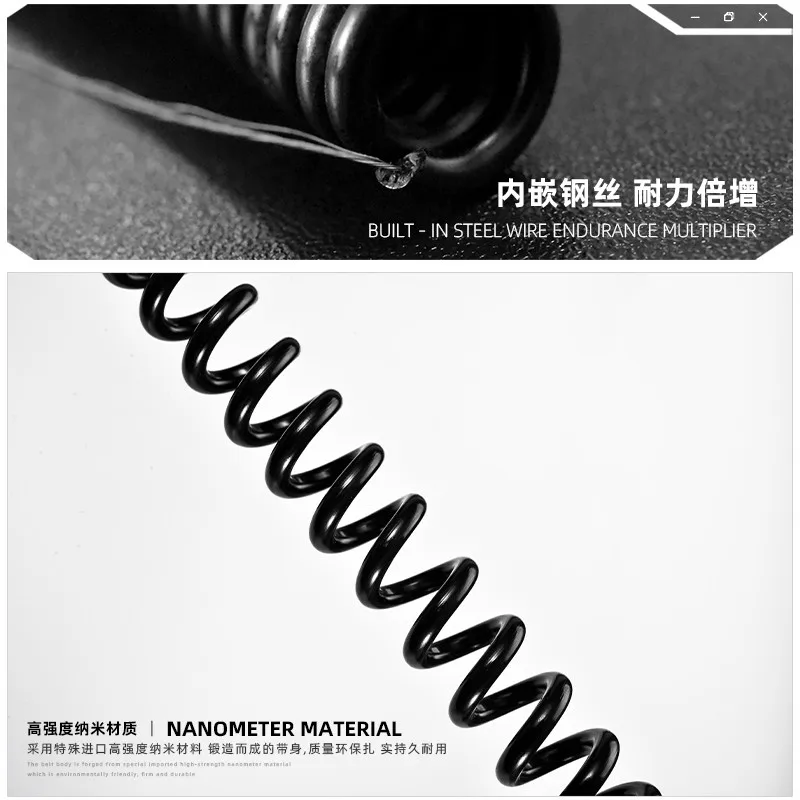 35-100cm Long Built-in Steel Wire Plastic Retractable Spring Coil Spiral Stretch Keychain Key Ring For Men Key Holder Keyring
35-100cm Long Built-in Steel Wire Plastic Retractable Spring Coil Spiral Stretch Keychain Key Ring For Men Key Holder Keyring