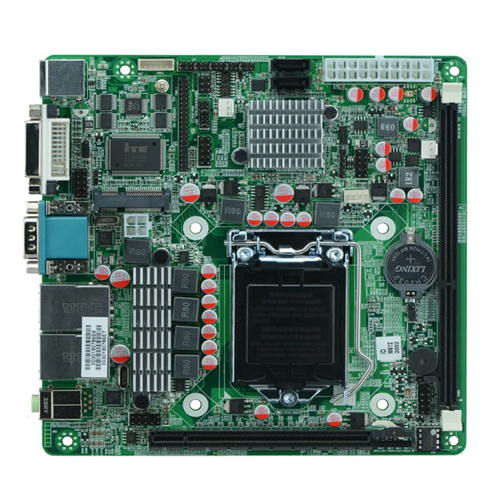 ITX M61 AMI 32MB Flash ROM Integrated 1 DDR3 DIMM Core i3 Mini ITX Industrial Motherboard
ITX M61 AMI 32MB Flash ROM Integrated 1 DDR3 DIMM Core i3 Mini ITX Industrial Motherboard