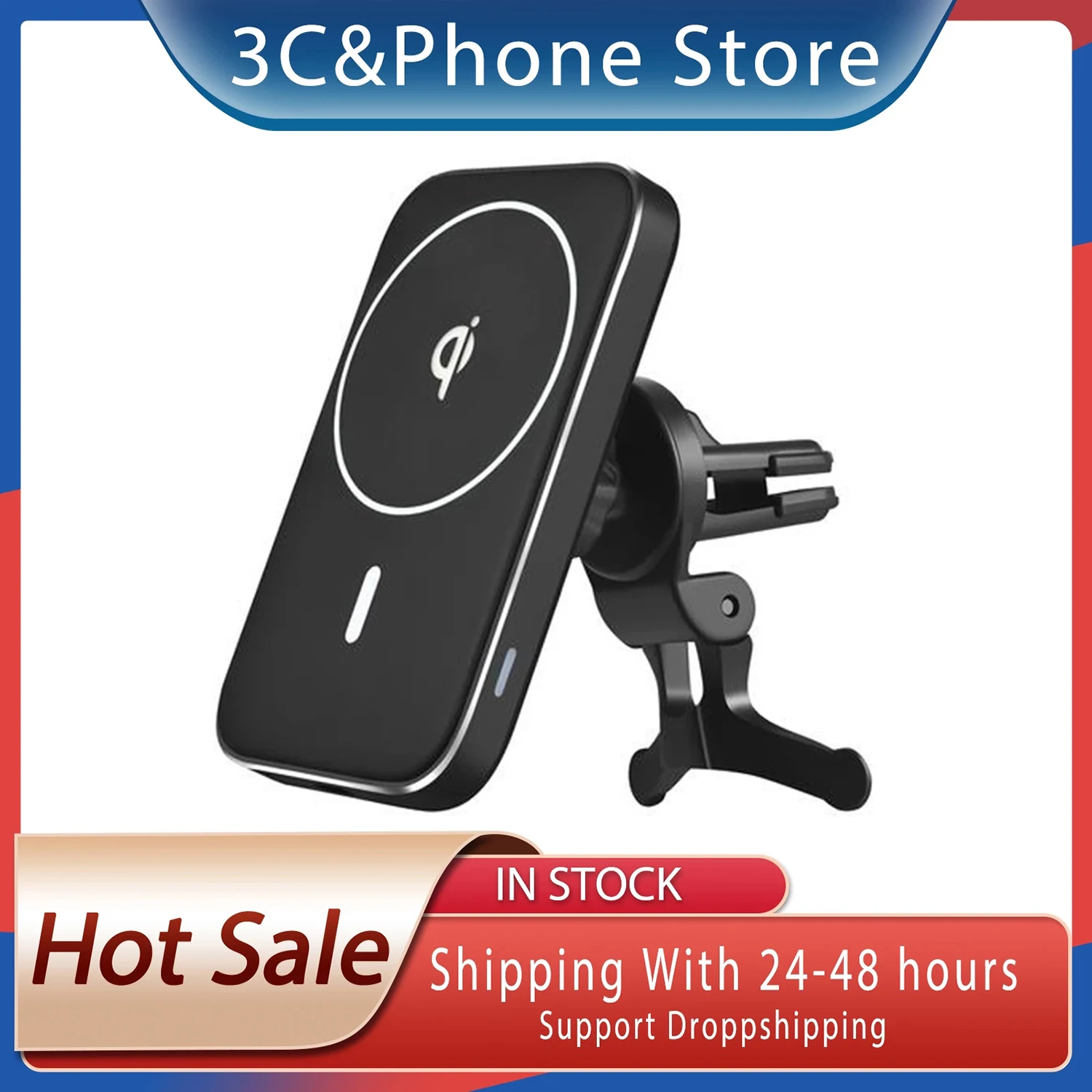 15W Magnetic Wireless Chargers Car Vent Mount Phone Holder For iPhone 12 13 Pro Max Fast Charging Station QI Wireless Charger
15W Magnetic Wireless Chargers Car Vent Mount Phone Holder For iPhone 12 13 Pro Max Fast Charging Station QI Wireless Charger