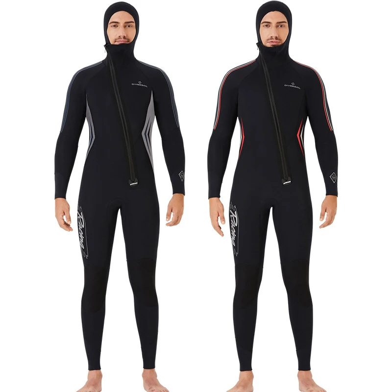 5MM Full-body Men Neoprene Wetsuit Surfing Swimming Diving Suit Triathlon Wet Suit for Cold Water Scuba Snorkeling Spearfish
5MM Full-body Men Neoprene Wetsuit Surfing Swimming Diving Suit Triathlon Wet Suit for Cold Water Scuba Snorkeling Spearfish