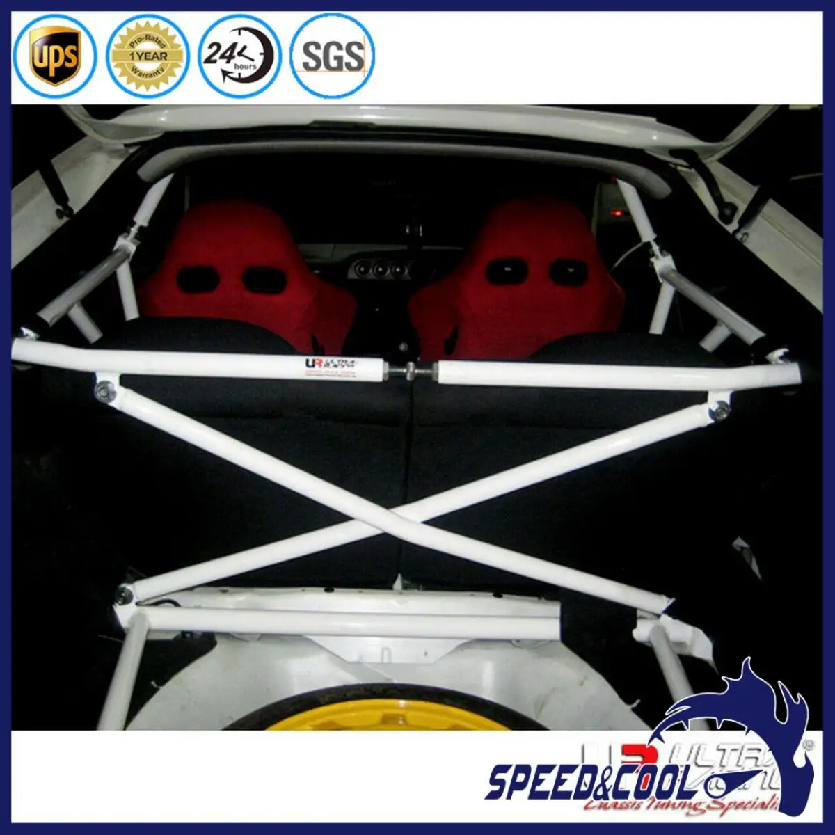 FOR ACURA RSX DC5 2002-2006 ULTRA RACING HALF CAGE BAR 10 POINT REAR STRUT BRACE
FOR ACURA RSX DC5 2002-2006 ULTRA RACING HALF CAGE BAR 10 POINT REAR STRUT BRACE