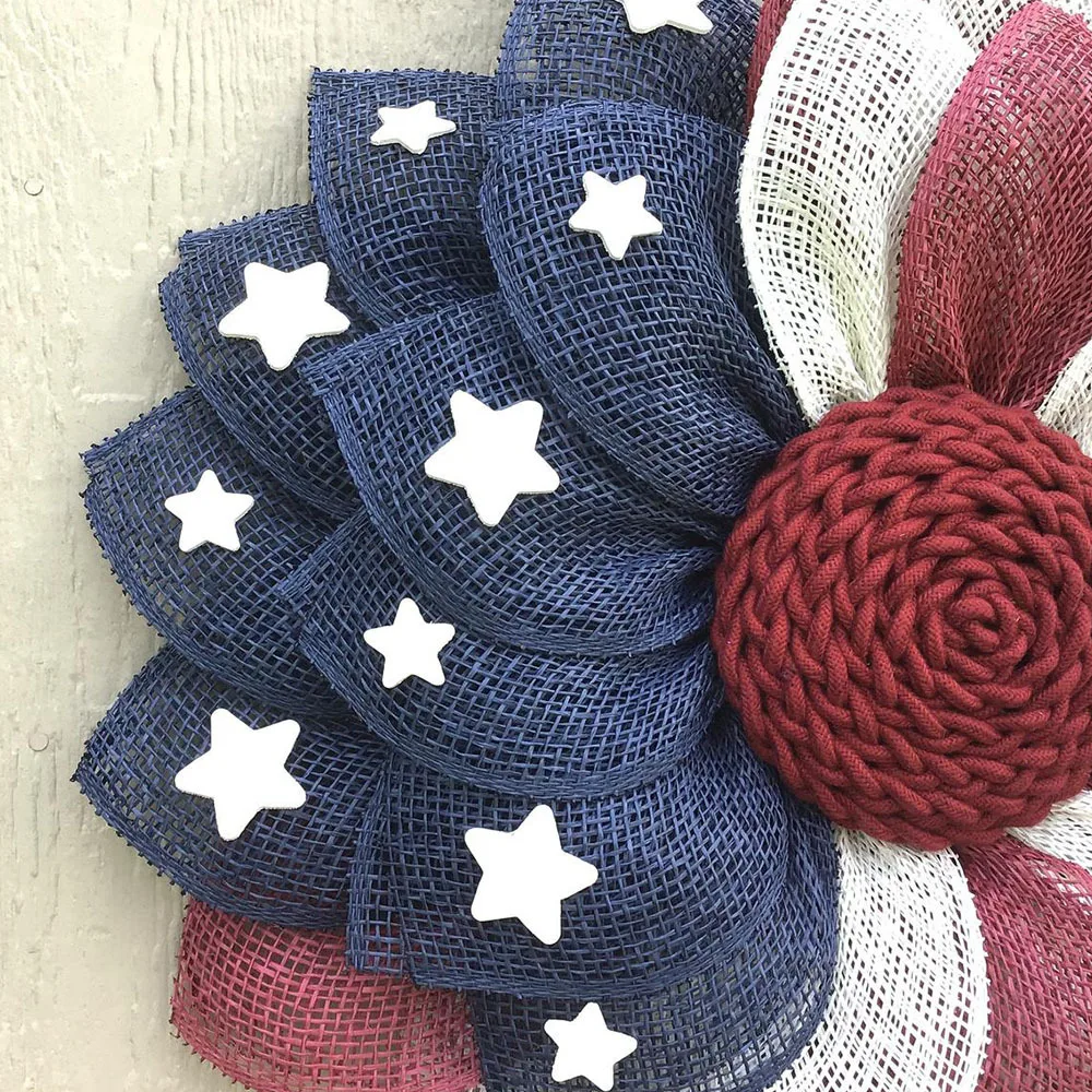 Independence Day American flag wreath decoration Festival props Home Decoration pendant 45cm
Independence Day American flag wreath decoration Festival props Home Decoration pendant 45cm