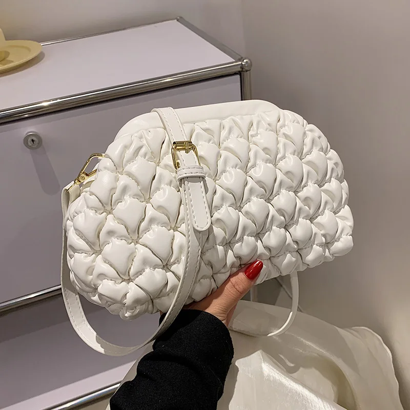 Small New Pleated Soft Pu Leather Bags for Women 2021 Luxury Fashion Trends Shoulder Purses and Handbags Sac Femme
Small New Pleated Soft Pu Leather Bags for Women 2021 Luxury Fashion Trends Shoulder Purses and Handbags Sac Femme