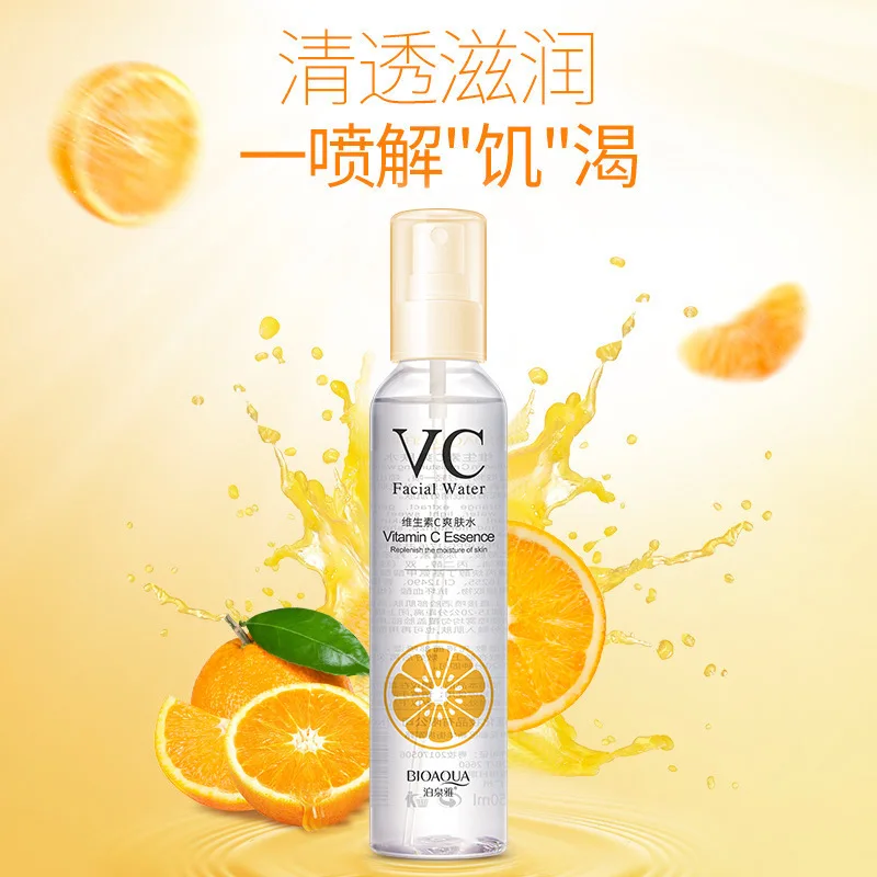 

BIOAQUA Vitamin C Toner Hydrating Moisturizing Refreshing Shrinking Pore VC Spray Anti-aging Anti-wrinkle Facial Water Skin Care