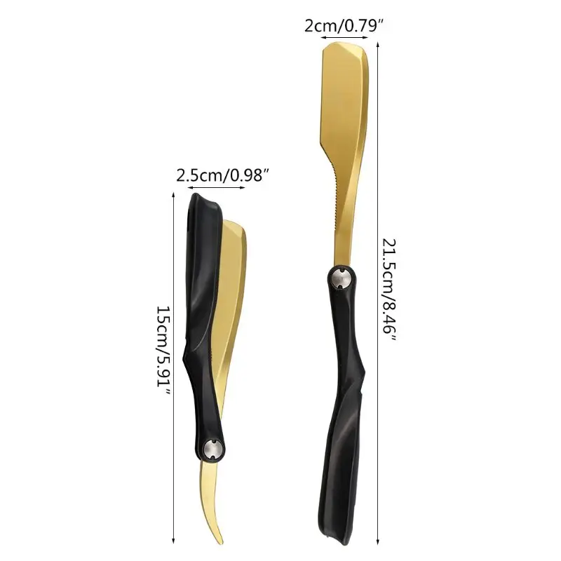 Vintage Manual Folding Hair Razor Holder Shaving Eyebrow Knife Men Grooming 667D
Vintage Manual Folding Hair Razor Holder Shaving Eyebrow Knife Men Grooming 667D