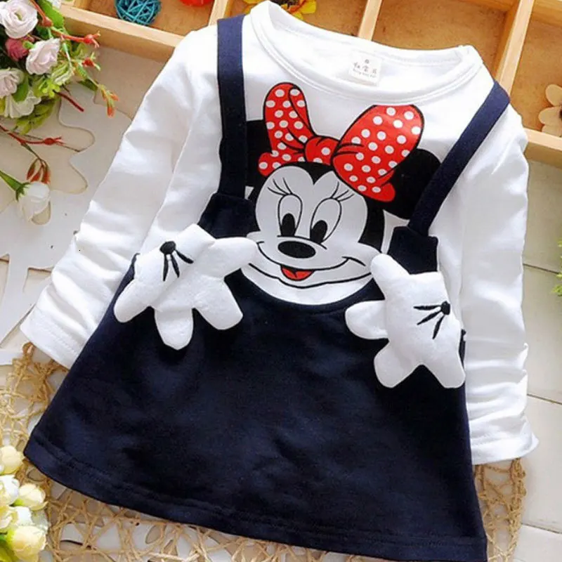 Disney Summer Cotton Baby Girls Cartoon Long Sleeves Dress Children's Clothing Kids Princess Dresses Casual Clothes 0-2years
Disney Summer Cotton Baby Girls Cartoon Long Sleeves Dress Children's Clothing Kids Princess Dresses Casual Clothes 0-2years
