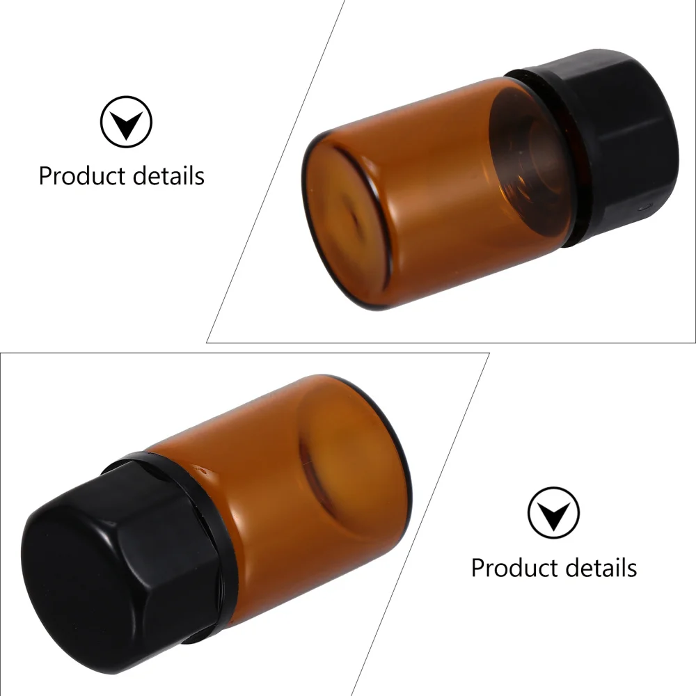 100pcs 2ml Brown Empty Makeup Bottles Glass Sub Packaging Bottles Cream Vials 
100pcs 2ml Brown Empty Makeup Bottles Glass Sub Packaging Bottles Cream Vials