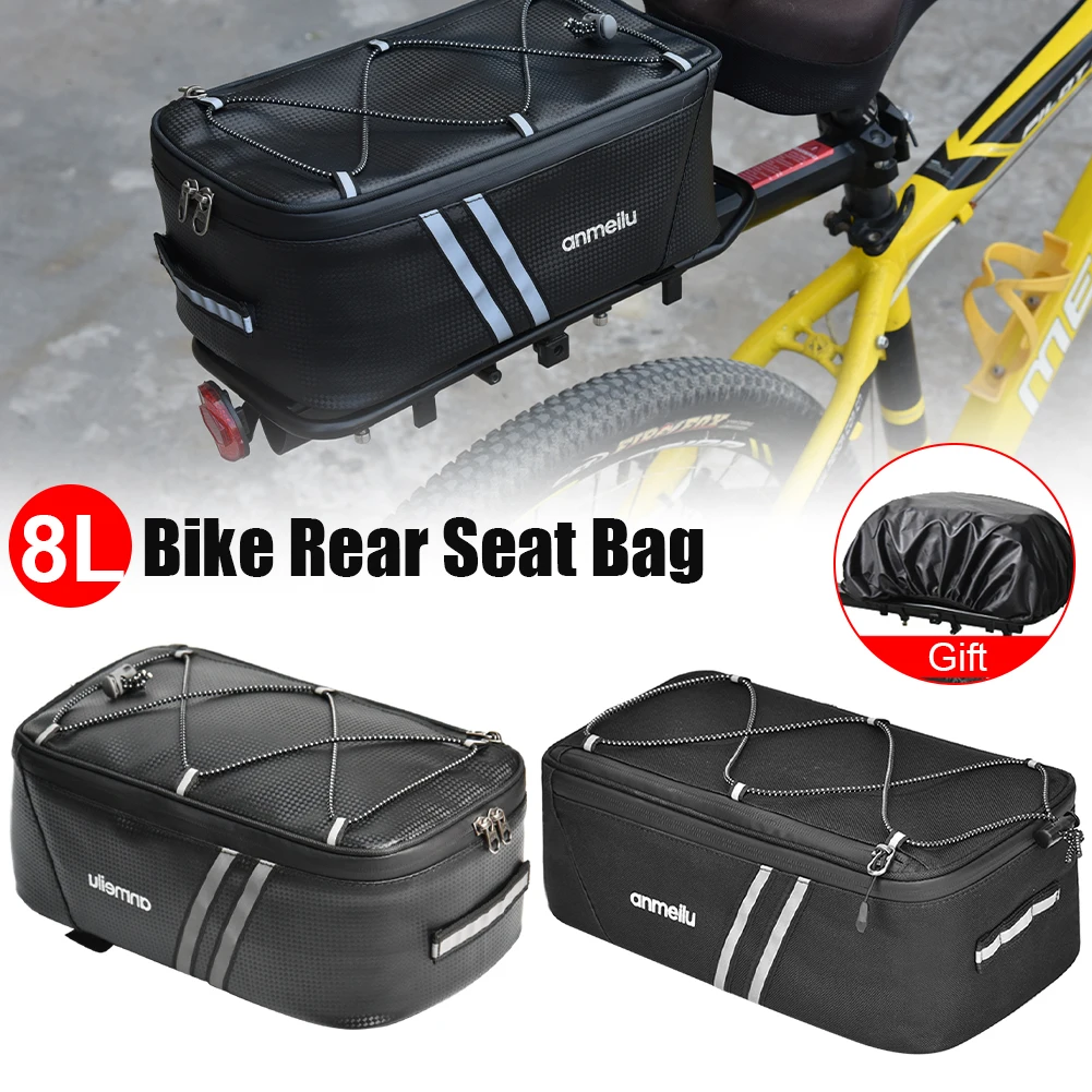 Multifunctional Bicycle Rear Seat Bag Waterproof Cycling Bike Rack Trunk Cargo Bag Pannier Large Capacity Handbag Shoulder Bag
Multifunctional Bicycle Rear Seat Bag Waterproof Cycling Bike Rack Trunk Cargo Bag Pannier Large Capacity Handbag Shoulder Bag