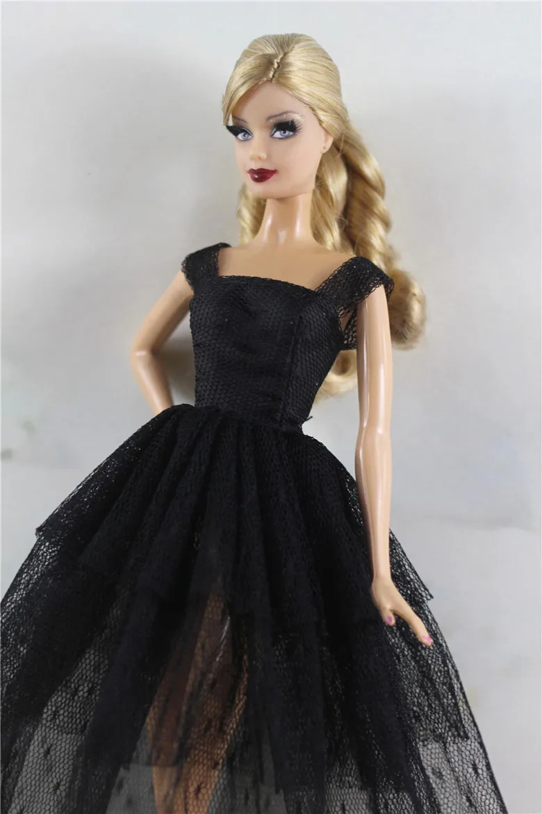 Retro Black Lace Long Dress Outfits Set for Barbie 1/6 BJD SD Doll Clothes Accessories Play House Dressing Up
Retro Black Lace Long Dress Outfits Set for Barbie 1/6 BJD SD Doll Clothes Accessories Play House Dressing Up